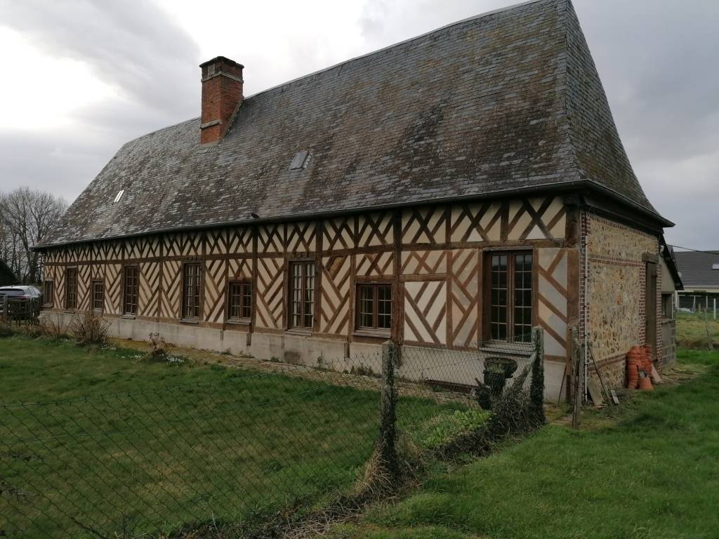 Maison Normande Le Neubourg Thibouville Ancien corps de ferme Normand avec 3 chambres